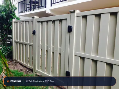 Pvc Vinyl Fence Shadowbox Broward County FL