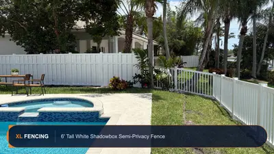 Pvc Vinyl Fence Shadowbox Broward County FL