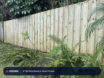 Wood Fence Privacy Broward County FL